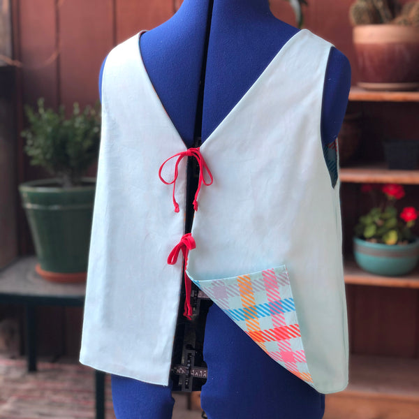 Reversible Tie-Back Top in Candy Colors