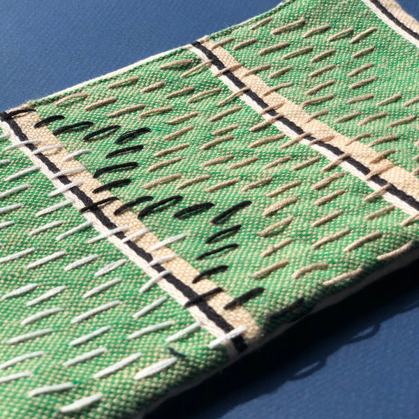 Embroidered Pouch in Estate